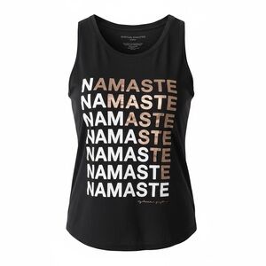 Spiritual Gangster Black Namaste Tank Top- M